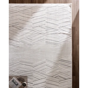 Madame Coco Annot Halı - Beyaz/Gri - 80x150 cm