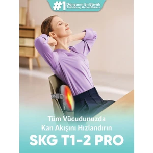 Skg T1-2 Pro Masaj Yastığı, Termoterapi-Isı Terapisi, Bel, Kalça, Sırt, Omuz Boyun Masaj Aleti