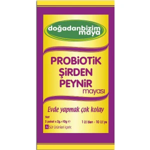 Doğadan Bizim Probiotik Şirden Peynir Mayası (Toz) 2g x 5 Saşe