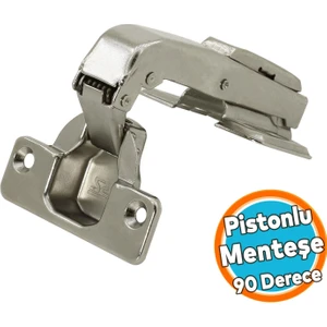 Frenli Dolap Kapak Menteşesi 90 Derece Pistonlu Tas Menteşe