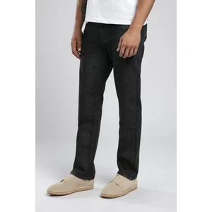 Lee Cooper Rico Yüksek Bel Normal Kesim Düz Paça Siyah Erkek Jean Pantolon