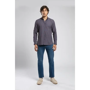 Lee Cooper Rico Yüksek Bel Normal Kesim Düz Paça Mavi Erkek Jean Pantolon