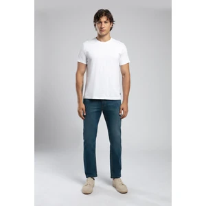 Rico Yüksek Bel Düz Kesim Düz Paça Yeşil Erkek Jean Pantolon