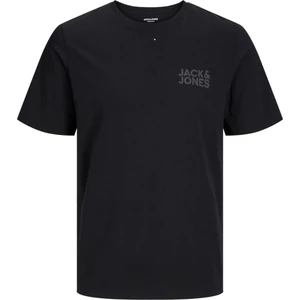 Jack&jones 12158505 Sol Gogus Yazılı Buyuk Beden Kısa Kol Tshırt
