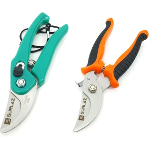 Sürlaz 2'li Budama Seti Üzüm Budama, Narenciye Budama, Bağ Bahçe Budama Makası