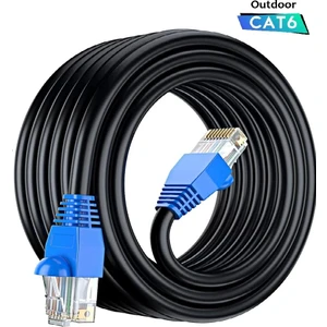 60 Metre Cat6 Dış Mekan İnternet Kablosu Utp Lan High Speed 2 Katlı Dış Ortam