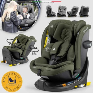 Ritornofix 360° Dönen I-Size Oto Koltuğu Isofix 40-150 cm 0-36 kg Yeşil