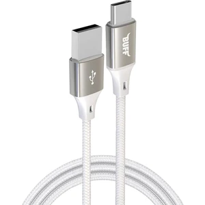 BL71 USB Type-C 2.4A 1.2m Data ve Şarj Kablosu Beyaz