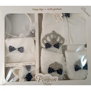 Bebek Hastane Çıkışı Lohusa Seti Terliği Tacı Terlik Taç Seti Hamile Doğum Hediyesi