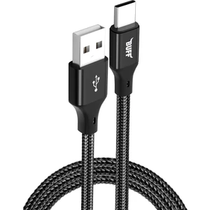 BL71 USB Type-C 2.4A 1.2m Data ve Şarj Kablosu Siyah