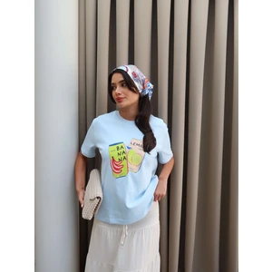 Esra Helvacı Meyve Baskılı T-Shirt