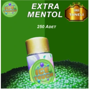 Ice Touch Mentol Topu Extra Iri Yeşil 250 Adet + Aplikatör