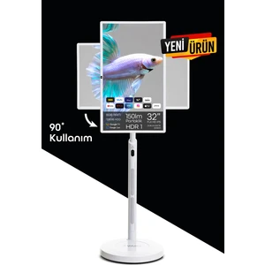 32 inç 81 Ekran Smart Dokunmatik Döndürülebilir Ekran Full HD TV