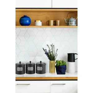 The Mia Çay-Kahve-Şeker Kavanoz Büyük Siyah