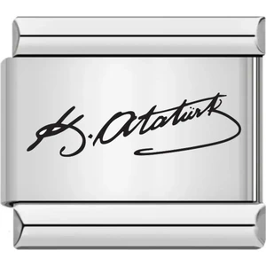 TÜRK Ek Uzatma İtalyan Charm Çelik Bileklik Charmı scb31