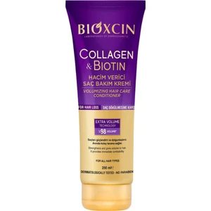 Collagen Biotin Hacim Verici Saç Bakım Kremi 250 ml  İnce Telli Saçlar İKolajen ve Biotin İçerir, Günlük Kullanım İçin Uygun, Ekstra Dolgunluk Sağlar