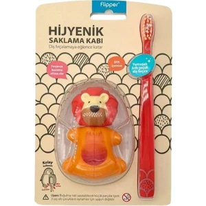 Animals Hijyenik Saklama Kabı + Çocuk Diş Fırçası Seti
