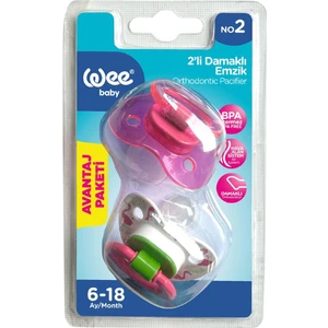 Wee Baby 2'li Damaklı Emzik No 2