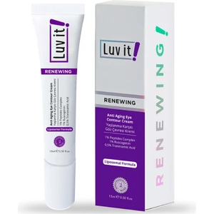 Luv it! Yaşlanma Göz Altı Morluk Şişlik Karşıtı Göz Çevresi Kremi (Peptides-Ruscogenin-Tranexamic Acid) 15ml