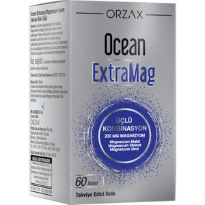 Ocean ExtraMag Üçlü Magnezyum Kombinasyonu 60 Tablet