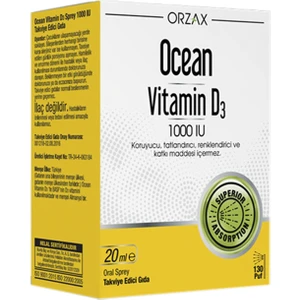 Ocean Vitamin D3 1000 lU Sprey 20 ml