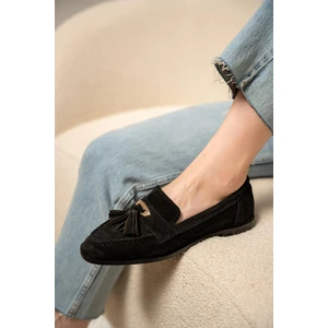 Glomar Püskül Detaylı Hakiki Deri Loafer