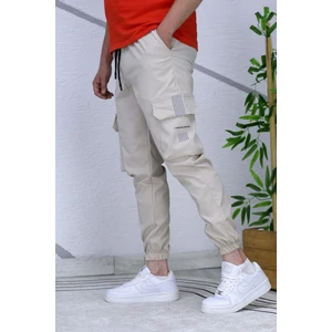 Erkek Reflektörlü Jogger Kargo Pantolon