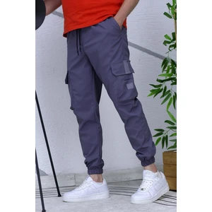 Erkek Reflektörlü Jogger Kargo Pantolon