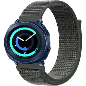 Samsung Gear Sport Akıllı Saat Uyumlu Spor Kumaş Desenli Cırt Cırtlı Kordon Kayış