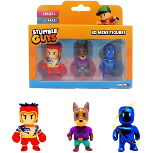 Stumble Guys 3’lü Mini Figür Seti S3 TUY23000 - Hot Gloves Mclove - Woofer - Orbit
