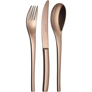 Jazz Titanium Bronz 36 Parça 6 Kişilik Çatal Kaşık Bıçak Takımı