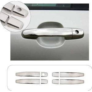 Chevrolet Aveo 2006 Krom Kapı Kolu 4 Kapı Paslanmaz Çelik
