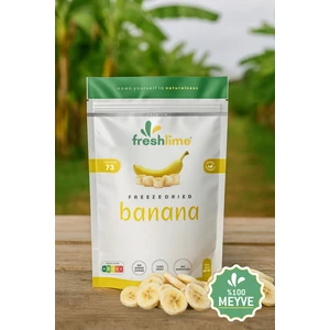 Muz Kuru Meyve Cipsi - Dondurularak Kurutulmuş Freeze Dried Çıtır Muz