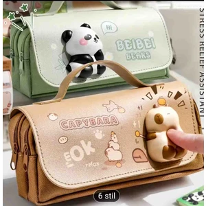 SANRIO Capybara Kapibara Karikatür Desenli Kalem Kutu Kapibara Kalemlik