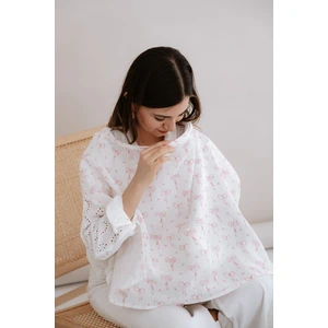 Tuğba Kuğu Müslin Emzirme Örtüsü - Pureline Series - Dainty Bows