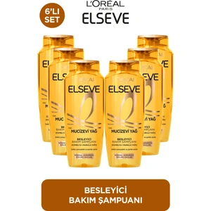 L' Oreal Paris 6'lı Elseve Mucizevi Yağ Besleyici Şampuan 300ml
