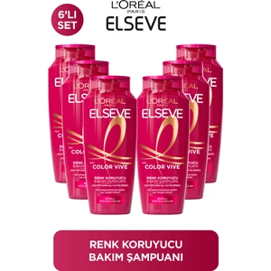 L' Oreal Paris 6'lı Elseve Color Vive Renk Koruyucu Şampuan 300ml