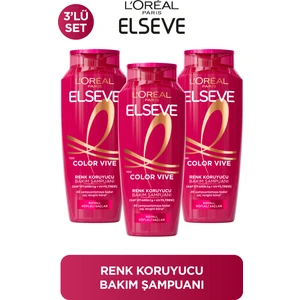 L' Oreal Paris 3'lü Elseve Color Vive Renk Koruyucu Şampuan 300ml