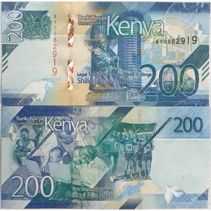 Kenya 200 Şilin 2019. Çil Kondisyon.