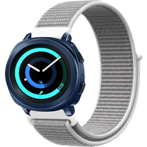Samsung Galaxy Watch 42MM Akıllı Saat Uyumlu Spor Kumaş Desenli Cırt Cırtlı Kordon Kayış