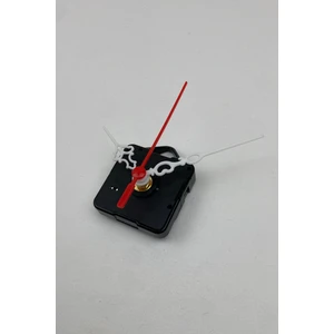 Mooclock Saat Mekanizması, Akar Sessiz Duvar Saati Mekanizması, 14 mm Şaft, Akrep-Yelkovan-Saniye-(Askılı)