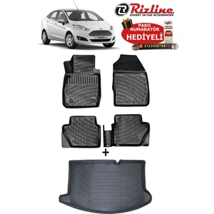 Ford Fiesta 2009-2017 Havuzlu Paspas ve Bagaj Havuzu Seti