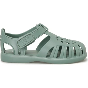 TOBBY SOLID Yeşil Unisex Çocuk Düz Sandalet