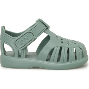 TOBBY SOLID Yeşil Unisex Çocuk Düz Sandalet