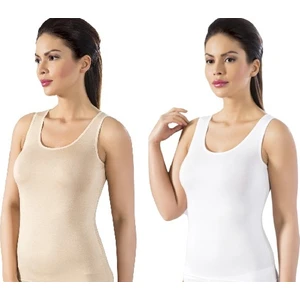 Lüx Drm 2'li Paket Bamboo Kalın Askılı Bayan Atlet