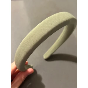 Kumaş Yumuşak Saç Aksesuarı Yeşil Ince Yumuşak Kadın Saç Tacı