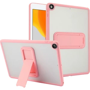 Apple iPad 7. Nesil (2019) 10.2 Uyumlu Yatay Stand Olabilen Antishock Köşe ve Kamera Korumalı Arka Yüzeyi Mat Threxi Kılıf A2197 A2200 A2198