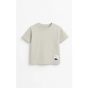 Unisex Çocuk %100 Pamuklu Basic Tişört - Bej (3-4 Yaş 8-9 Yaş)