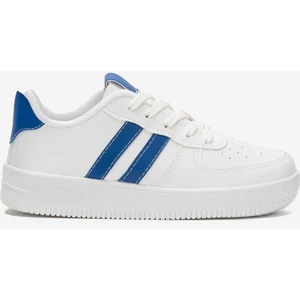 Unisex Bağcıklı GünlükSpor Sneaker Ayakkabı BEYAZ - MAVİ