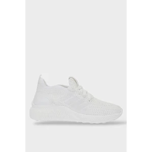 Kadın Hafif Hava Alabilen Triko Spor Ayakkabı Beyaz